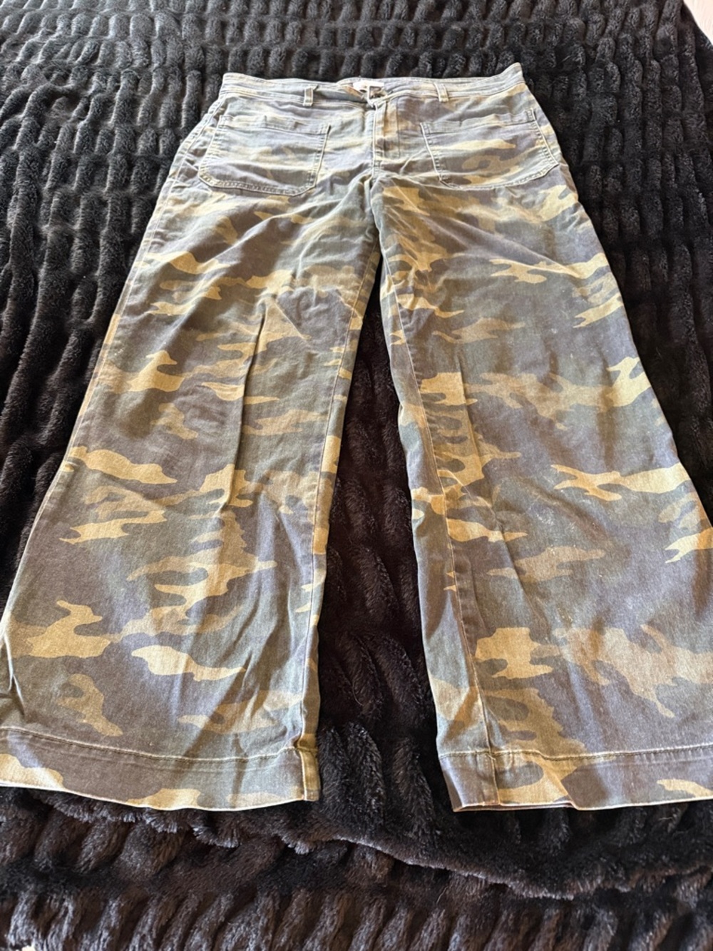 Anthropologie Camouflage Pants